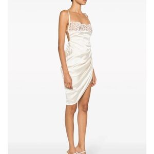 Jacquemus White Asymmetric Dress